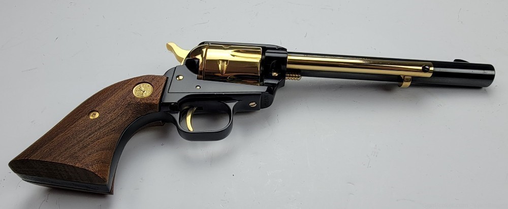 Cased Colt Golden Spike Commemorative Frontier Scout .22 SAA Revolver C&R! -img-22