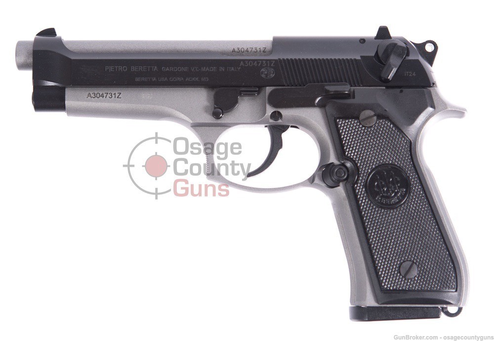 Beretta 92FS (Gray / Black ) 4.9" 9mm-img-2