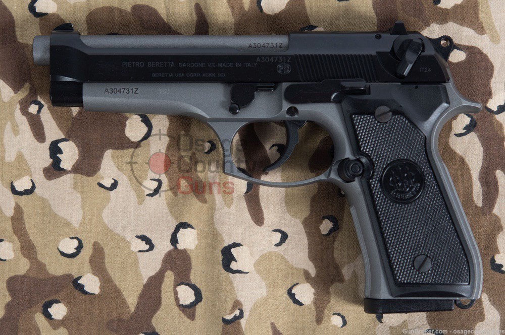 Beretta 92FS (Gray / Black ) 4.9" 9mm-img-1