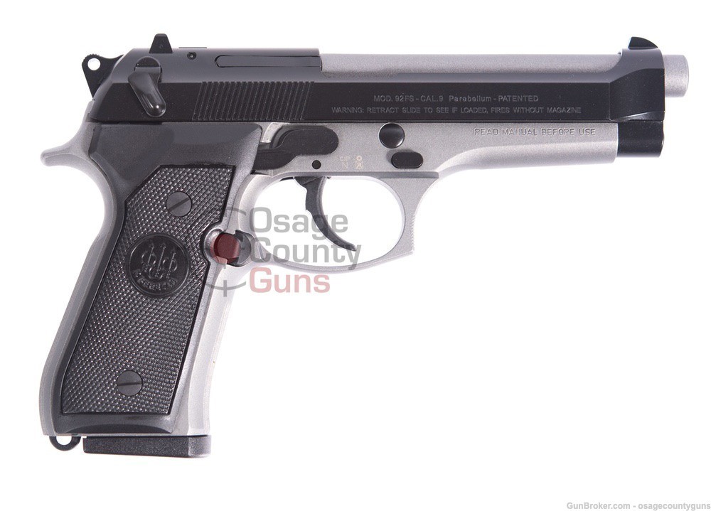 Beretta 92FS (Gray / Black ) 4.9" 9mm-img-3