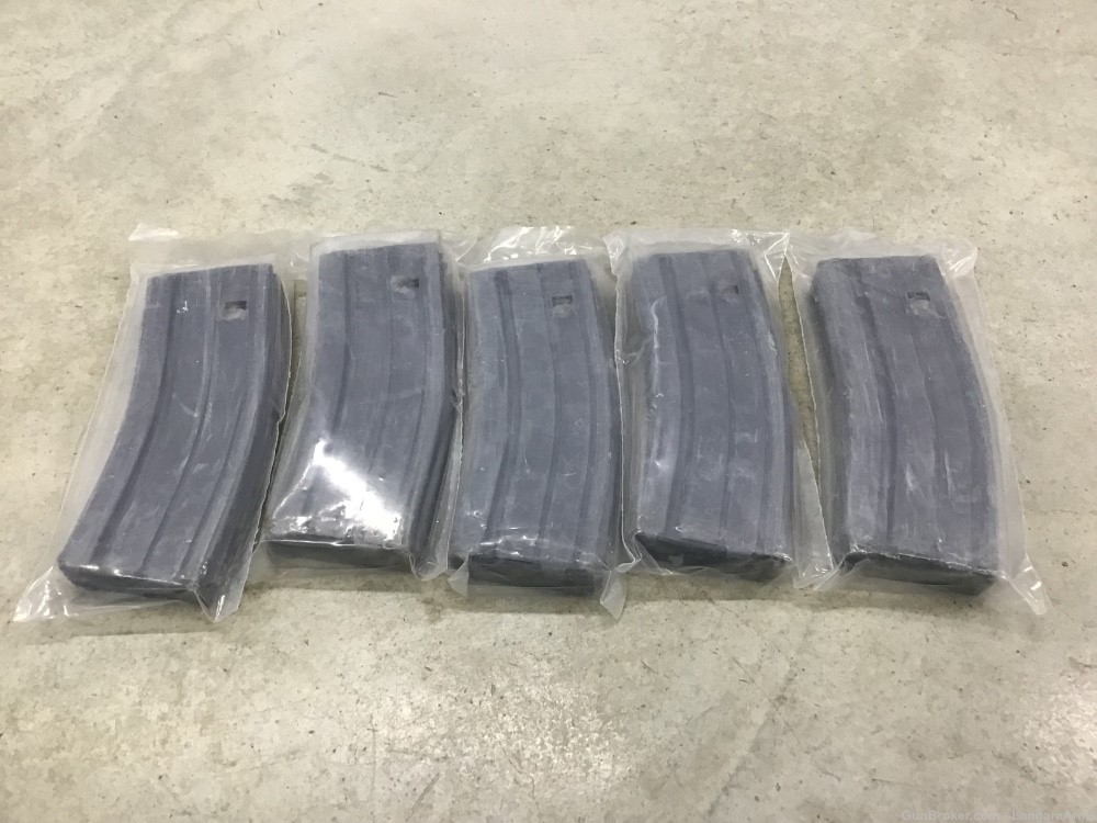 Lot of 5 Factory Sealed DSC  30 Round AR-15/M16 .223/5.56 Mags Penny 0.01-img-0