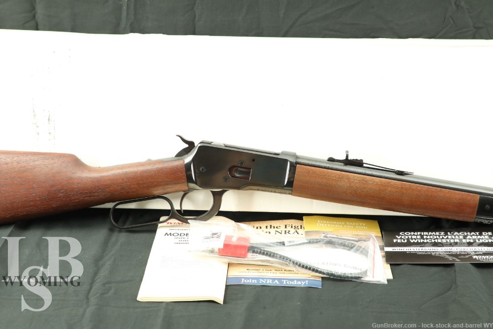Winchester Miroku Model 1892 Short .45 Colt 20” Lever Action Rifle, 2014-img-0