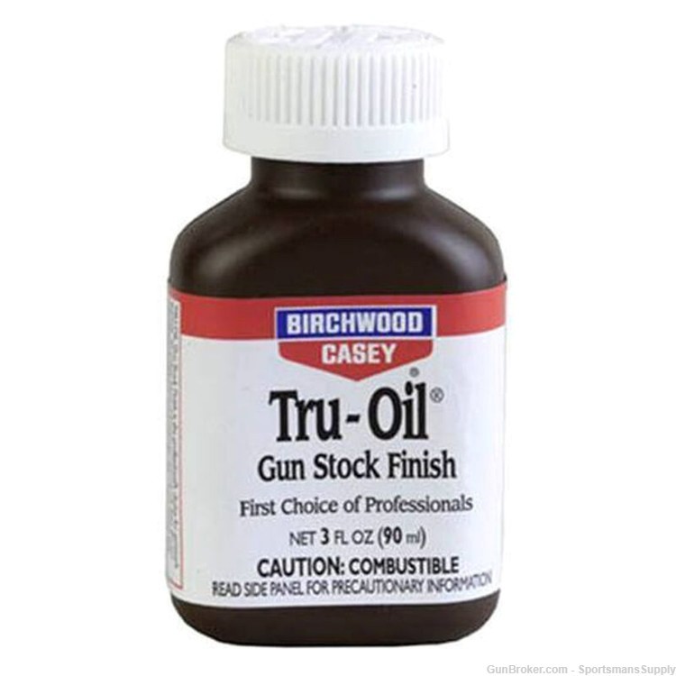 Birchwood Casey Tru-Oil Gun Stock Finish 3 oz Bottle 23123 NIB!!-img-0