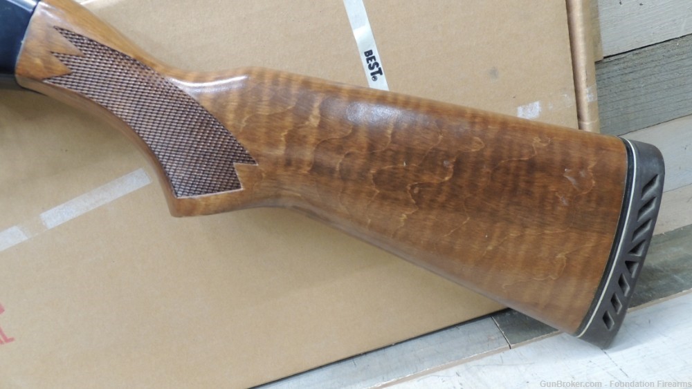 Mossberg 500 12GA pump shotgun 28" Nice wood stocks 3" mag In Box-img-1