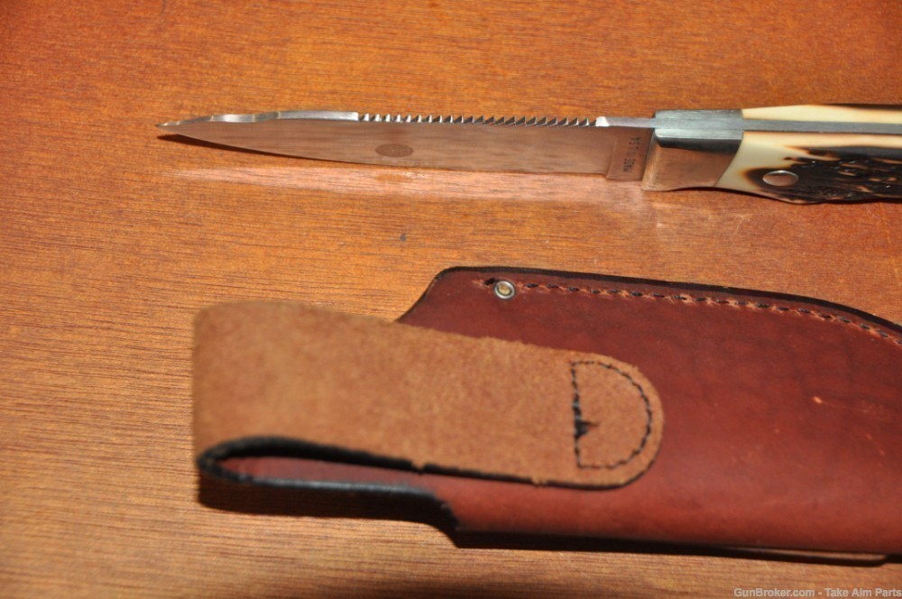 Remington R-6 USA Made Fixed Blade Skinner w/ Sheath-img-6