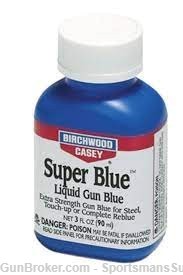 BIRCHWOOD CASEY 13425 SUPER BLUE LIQD GUN 3OZ NIB!!-img-0