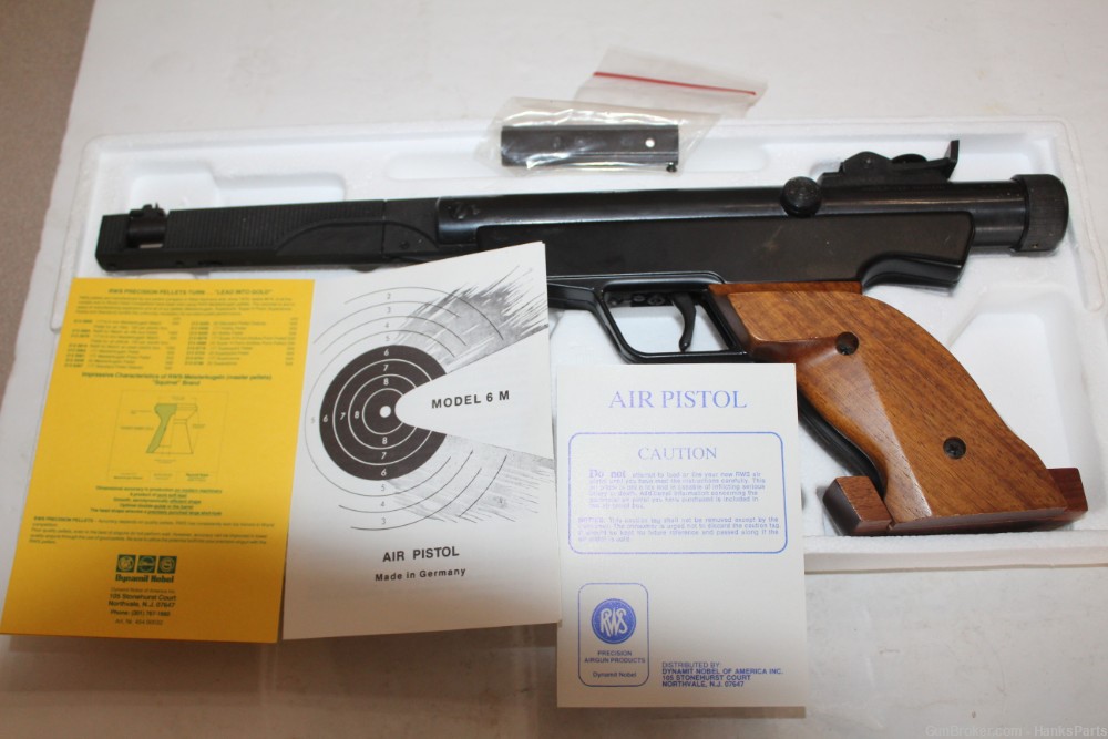 RWS Diana Model 6G Air Pistol In Original Box Made In Germany Needs Seal-img-18