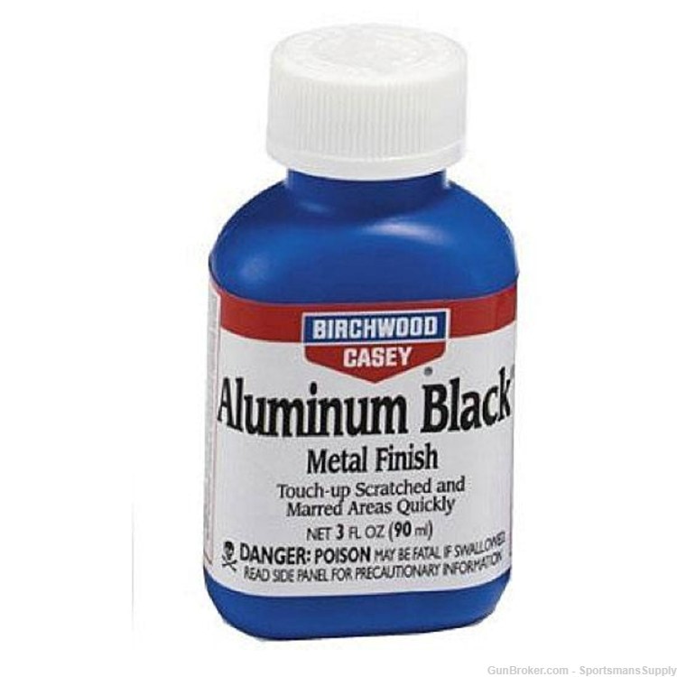 Birchwood Casey Aluminum Black Metal Finish 3 oz Bottle 15125 NIB!!-img-0