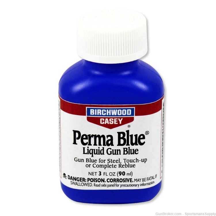 Birchwood Casey Perma Blue Liquid Gun Blue 3 oz Bottle 13125 NIB!!-img-0