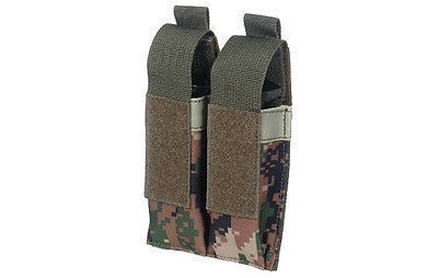 Glock Beretta Ruger Sig S&W Woodland 2-Mag Pouch-img-0