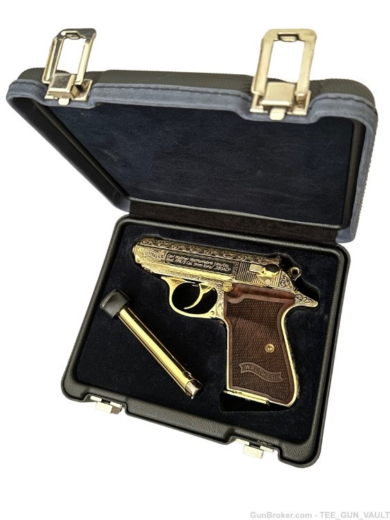 WALTHER PPK/S FULLY ENGRAVED AND 24K GOLD PLATED-img-8