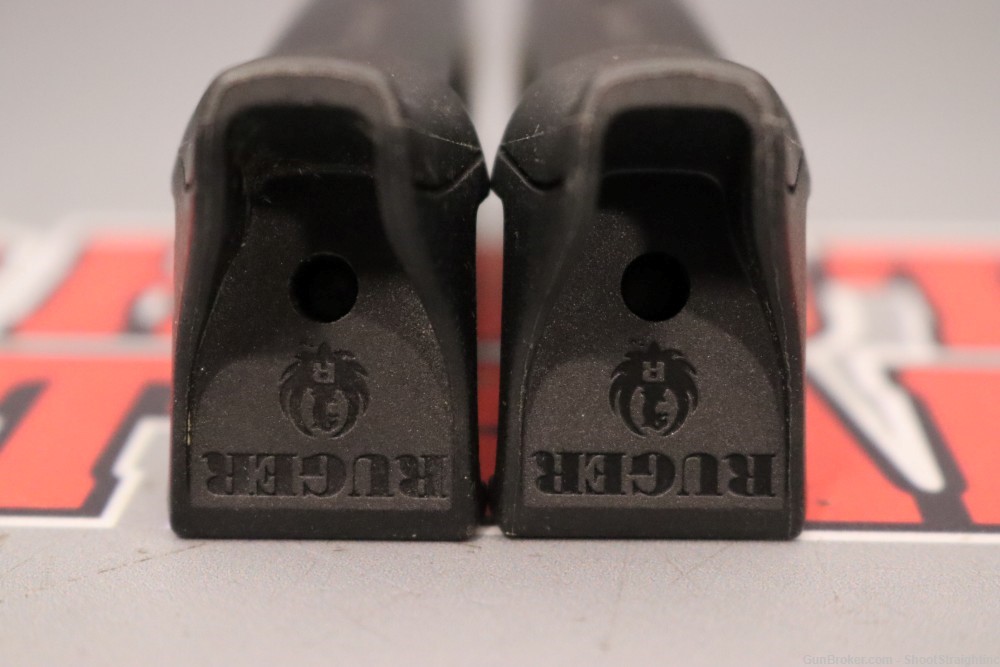 Lot O' Two (2) Ruger SR40C .40 S&W 9rd Magazines (OEM)-img-2