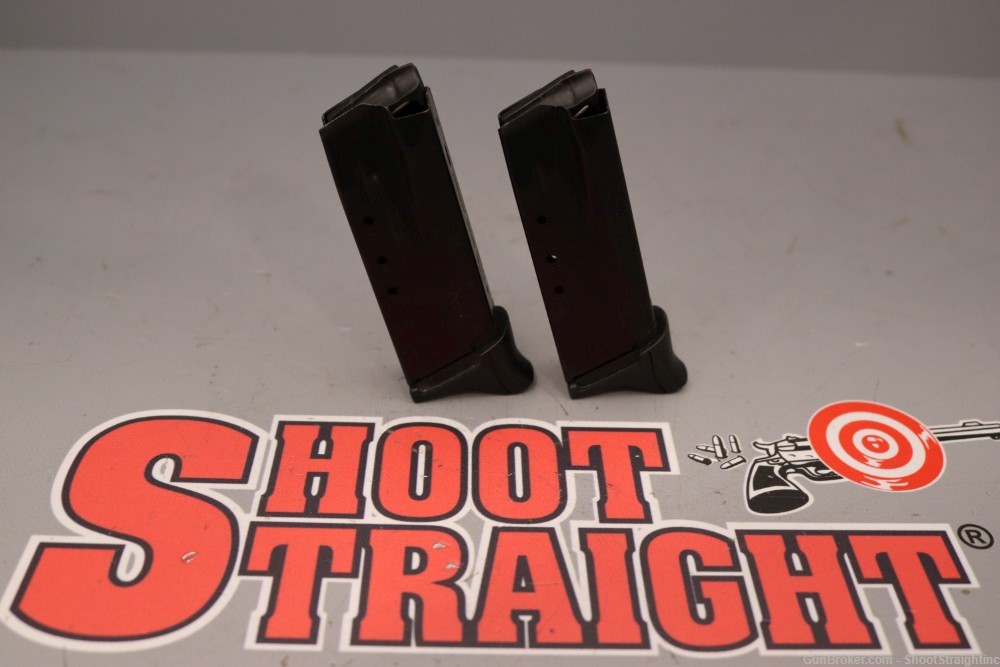 Lot O' Two (2) Ruger SR40C .40 S&W 9rd Magazines (OEM)-img-0