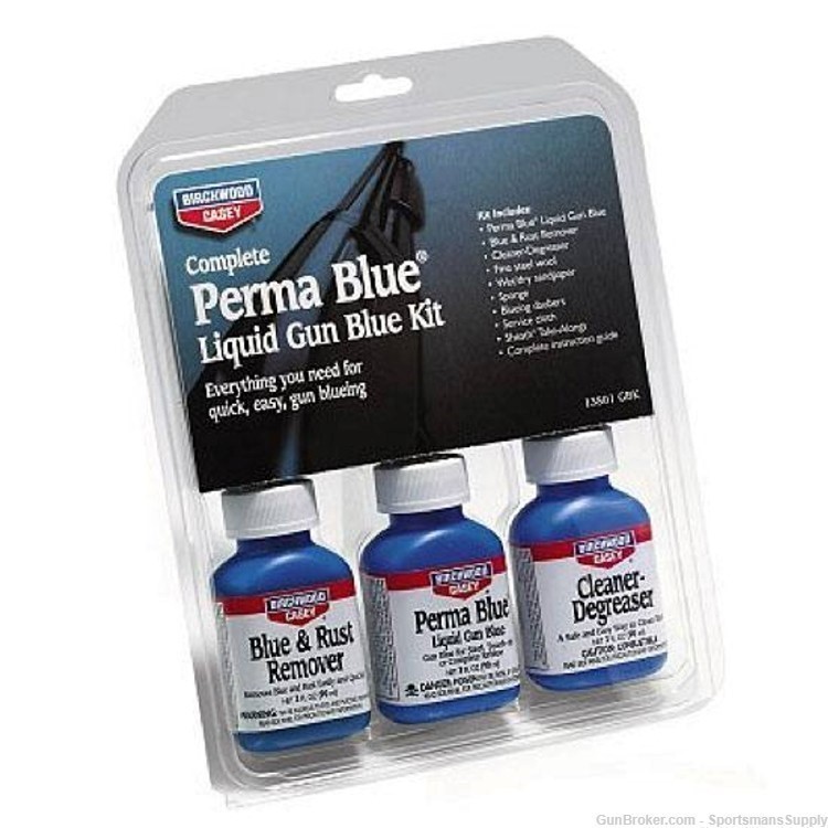Birchwood Casey Perma Blue Liquid Gun Blue Kit NIB!-img-0