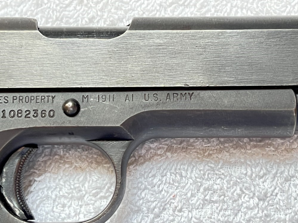 Rare Original Union Switch WW2 M1911A1 1911A1 Dulite High Standard C&R-img-1
