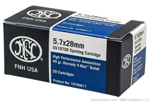 FN Ammo 5.7X28 MM Poly Tip 50 rds NIB No Credit Card Fee May Be Restricted -img-1