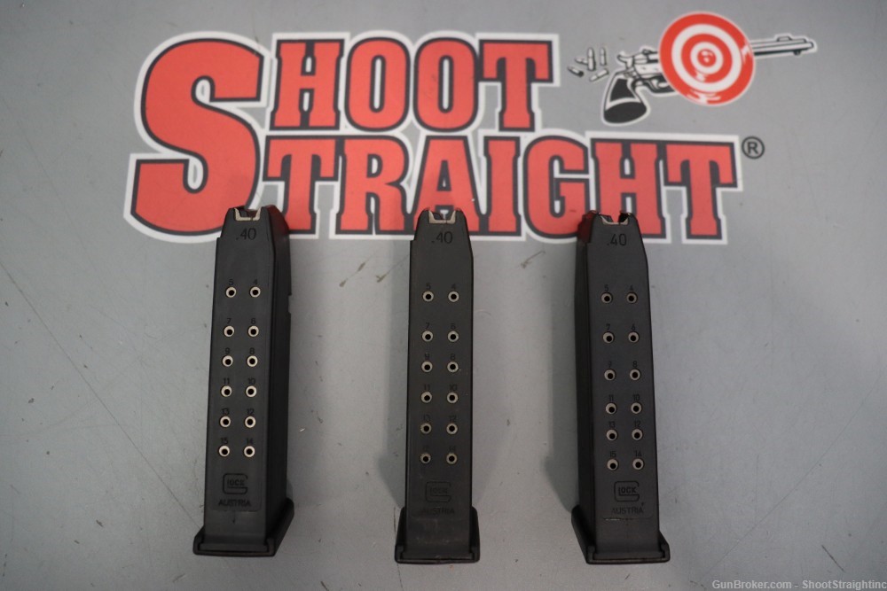 Box o' Three Glock G22 Gen5 .40S&W 15-Round Magazines-img-4