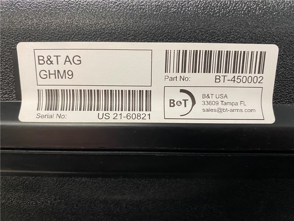 B&T GHM9 Gen 2 9mm Black 6.9" *SWISS UNDERSTATEMENT FOR GRASSHOPPER MOUSE* -img-2