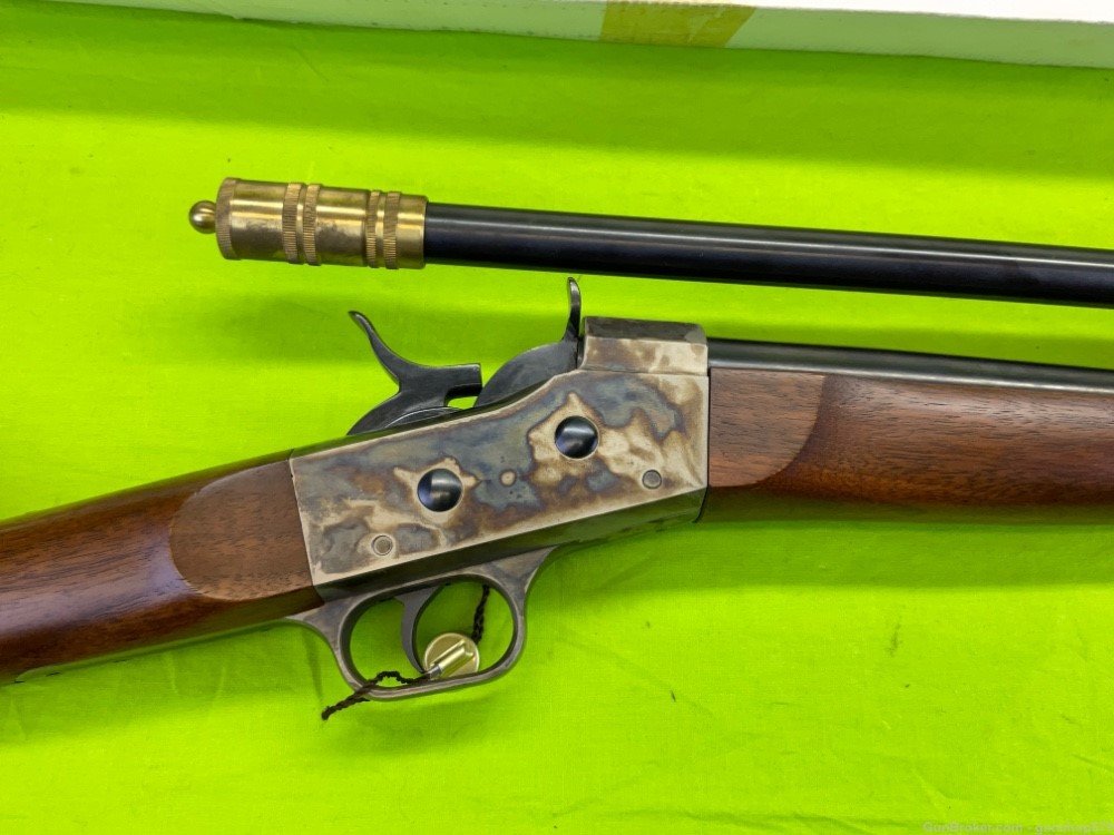 Pedersoli Remington Rolling Block 30-40 Krag Sporting Rifle 28 In Malcolm -img-11