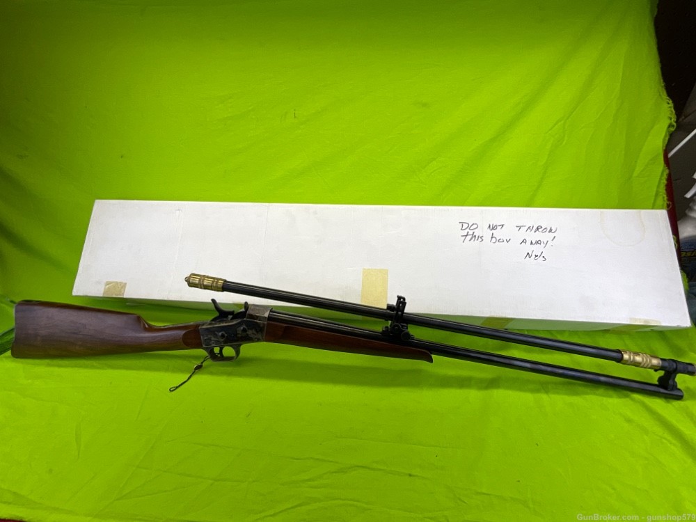 Pedersoli Remington Rolling Block 30-40 Krag Sporting Rifle 28 In Malcolm -img-0