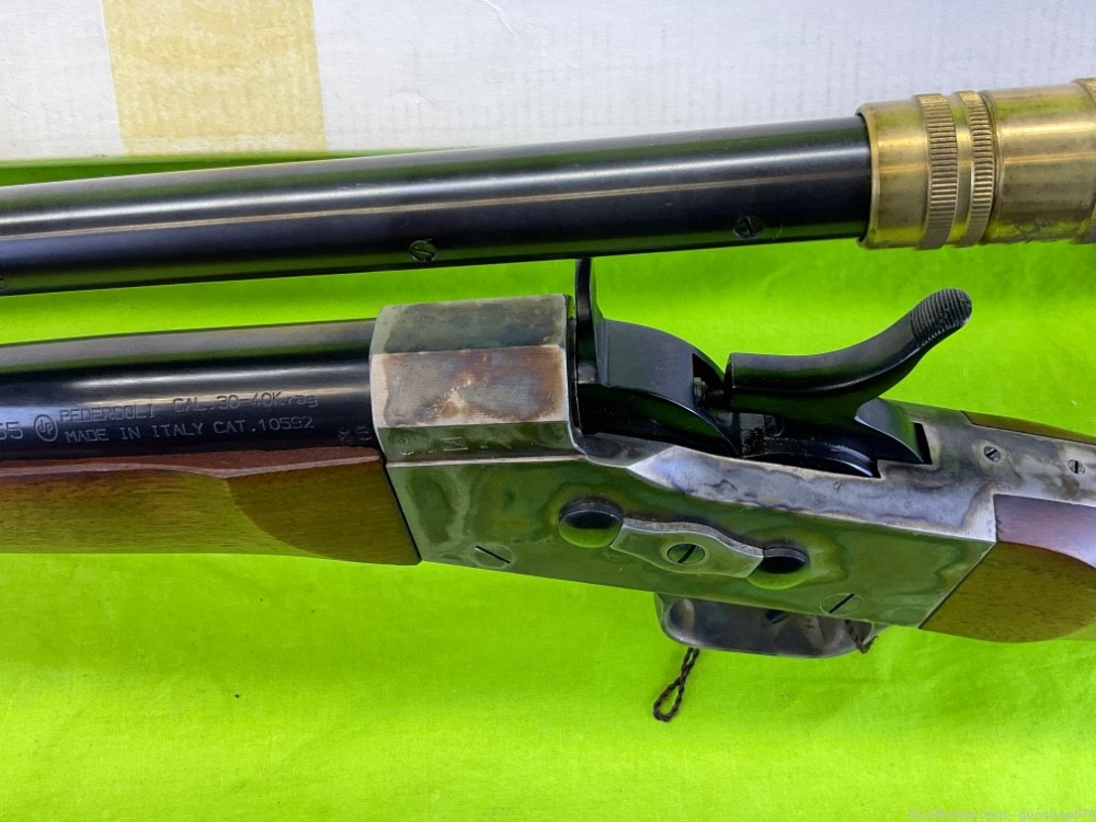 Pedersoli Remington Rolling Block 30-40 Krag Sporting Rifle 28 In Malcolm -img-25