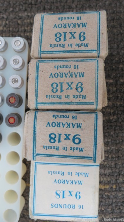 492 rounds of 9x18 Makarov ammunition CCI Norinco Bear -img-7
