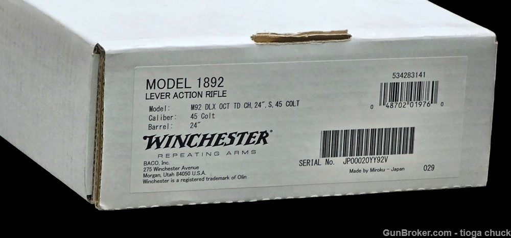 Winchester 1892 Deluxe Takedown 45 Colt *Unfired in Box* Serial# 20-img-20