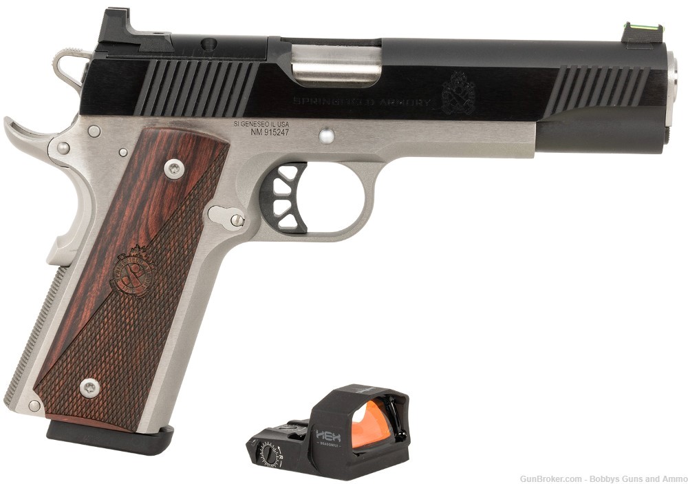 Springfield Armory PX9121LAOSD 1911 Ronin 10mm 8+1 5" Dragonfly RED DOT-img-1