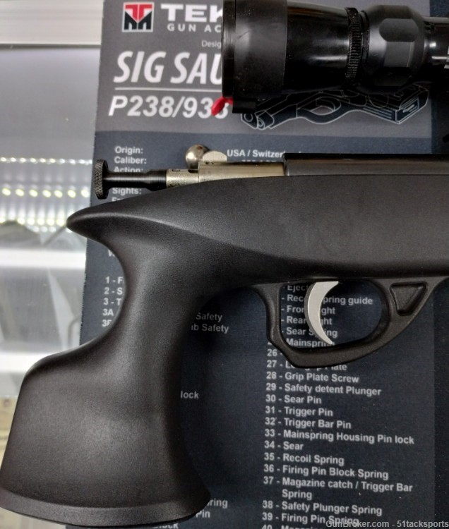 Keystone (KSA) 22mag single shot bolt action pistol w/ scope-img-1
