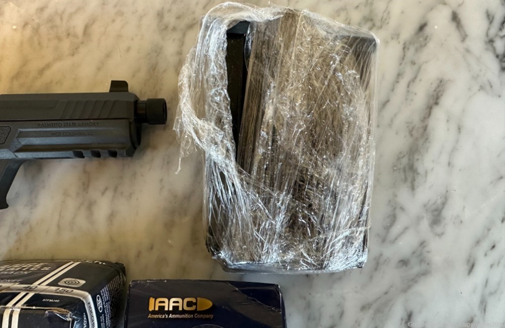 PSA Rock 5.7 w/ Threaded Barrel, 10 Mags, Optic Plates, and Ammo Palmetto-img-2