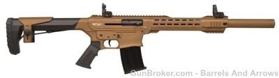 G-Forces GF25 Tactical AR Style shotgun with sights Bronze New-img-0