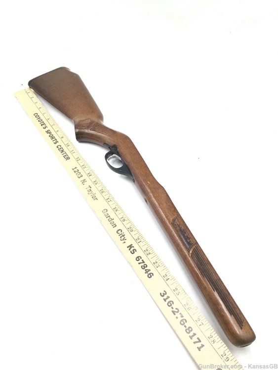 Marlin Glenfield 60 Old Model 22LR Rifle Parts: Stock with trigger group -img-12