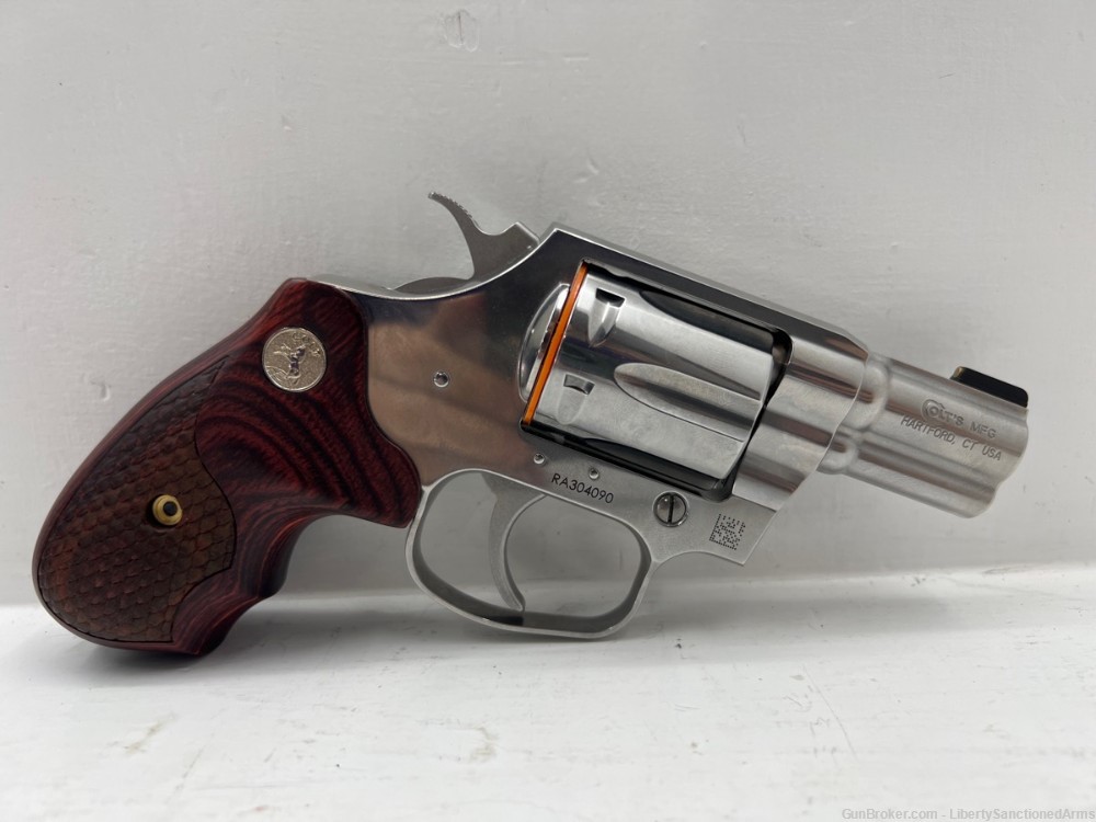 Colt Firearms Cobra .38 SPL +P Pistol Revolver Snake Wood Grips Carry Case-img-5