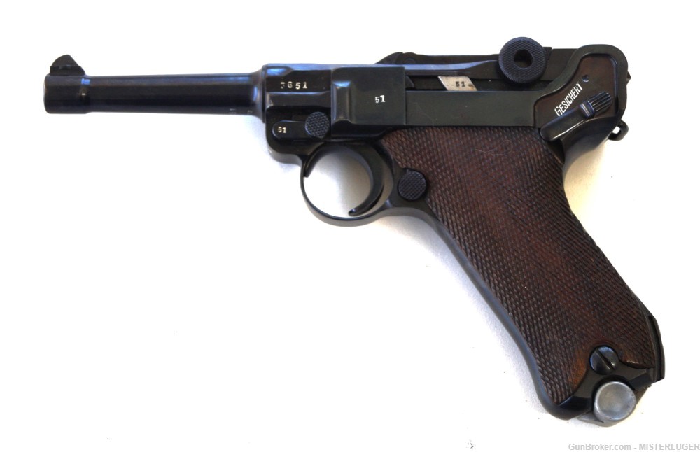 1937 S/42 MILITARY GERMAN LUGER WITH MATCHING # MAGAZINE-img-0