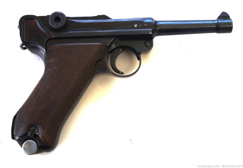 1937 S/42 MILITARY GERMAN LUGER WITH MATCHING # MAGAZINE-img-2