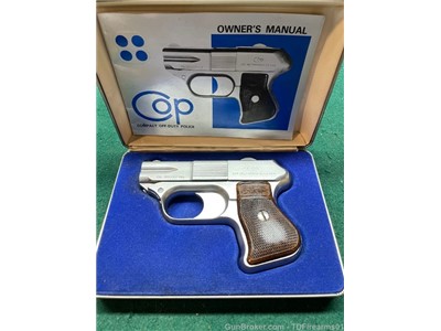 COP Derringer Double action .357 mag 4 barrel handgun w/ factory Case