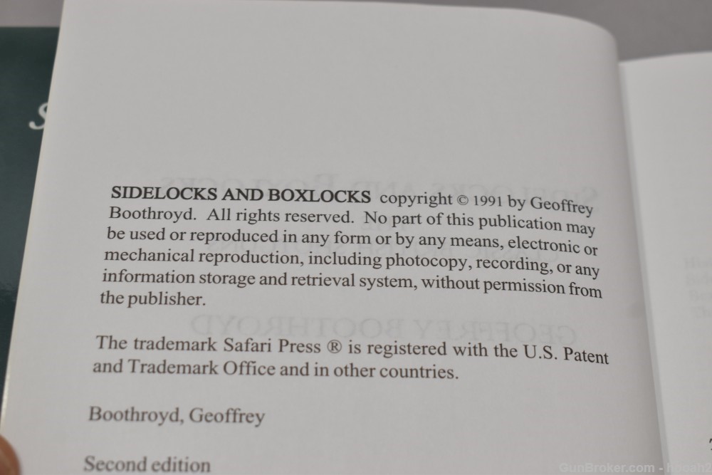 Sidelocks & Boxlocks Classic British Shotguns HC Book Boothroyd 1998 269 P-img-3