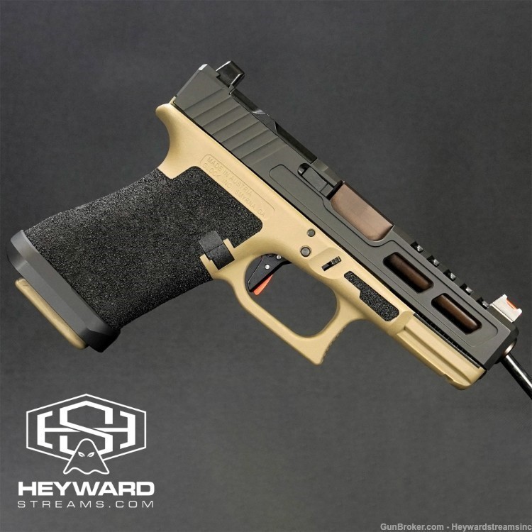 NEW Custom Glock 19 Gen 3,FDE,STIPPLED, Timney Alpha Trigger 2.3-3.5lbs,9mm-img-2