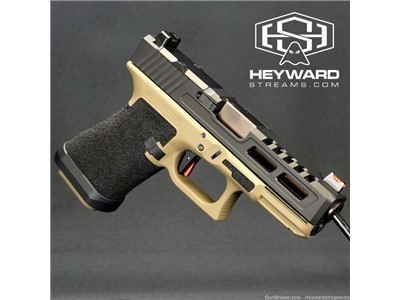NEW Custom Glock 19 Gen 3,FDE,STIPPLED, Timney Alpha Trigger 2.3-3.5lbs,9mm