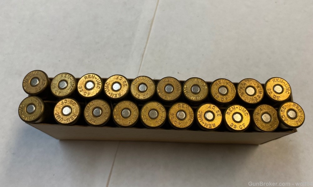 33 Winchester  200 grain Soft Point  33 WCF  NOS -img-7