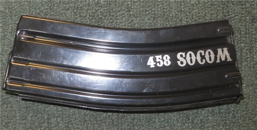 AR-15 458 Socom 10rd Steel Magazine NY State Compliant #1 Engraved-img-0