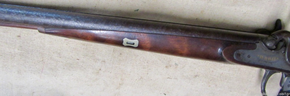 Beautiful French 1850's Percussion 16 Bore Double Barrel Shotgun-img-14