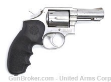 S&W 65-3 Revolver, .357 Magnum, 3" Heavy Barrel, Stainless Steel-img-1