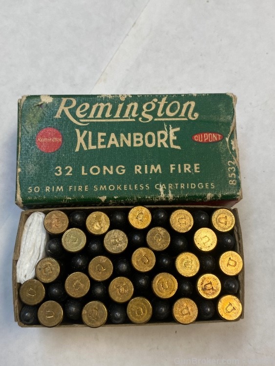 32 Long Rimfire Remington Kleanbore  80 gr 32 L RF NOS-img-0