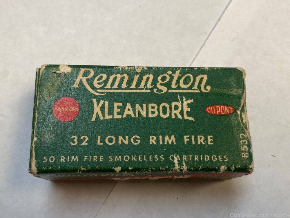 32 Long Rimfire Remington Kleanbore  80 gr 32 L RF NOS-img-1
