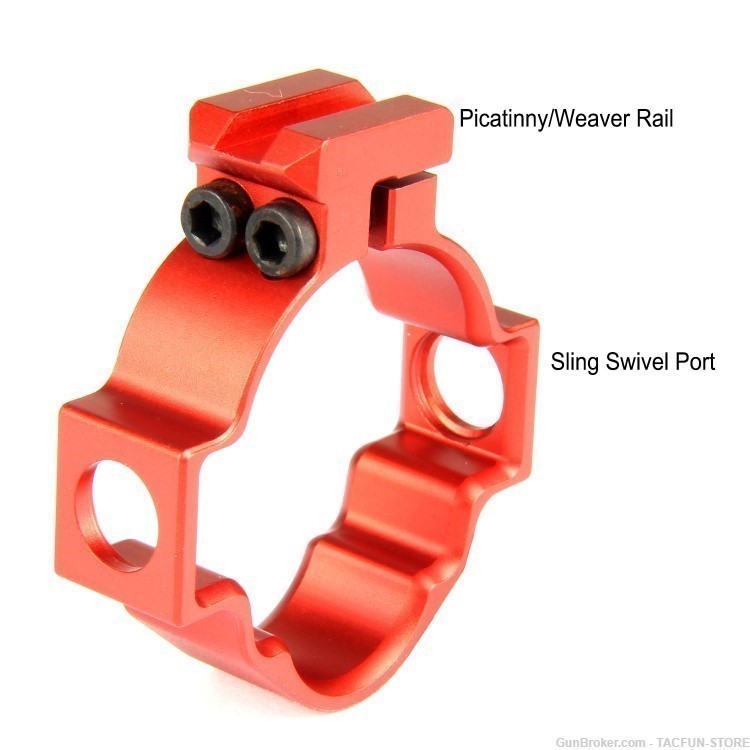 RED Ruger 10/22 Band Mount + QD Sling Swivel-img-3
