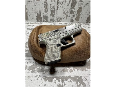 !COOL, Hundred Dollar Bill Benjamin Franklin, Glock 43, 9mm, Custom!