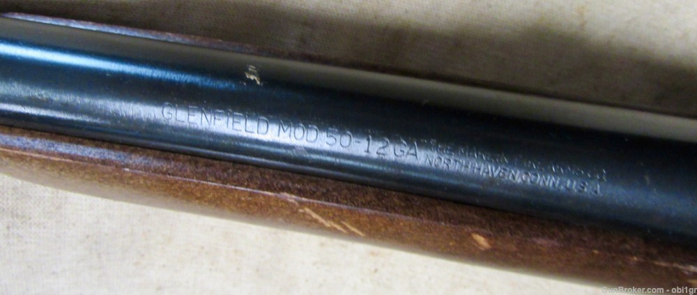 Marlin Glenfield Model 50 12 Gauge Bolt Action Shotgun 1971 .01 NO RESERVE-img-6