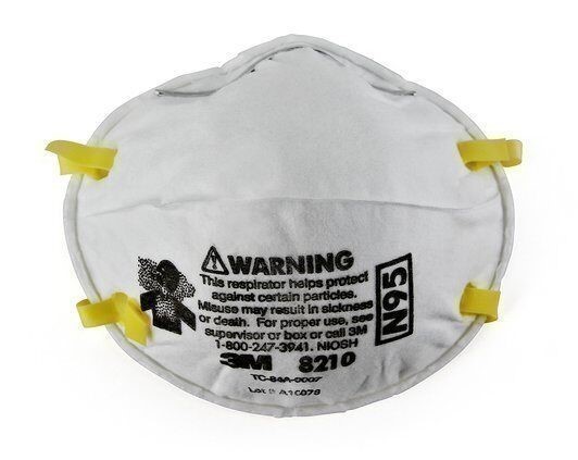 Masks/Respirators 3M 8210 Respirator N95 2Pack Regular-img-0