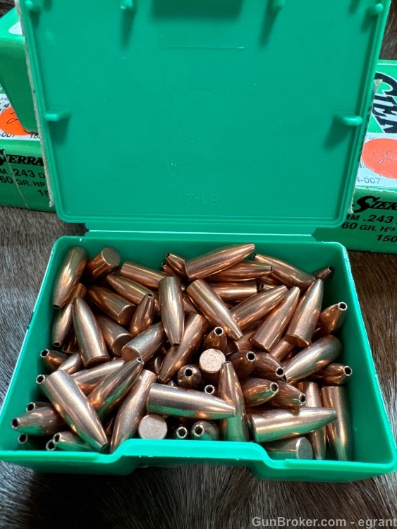 Bullets #24 Sierra 6MM (5 Boxes)-img-1